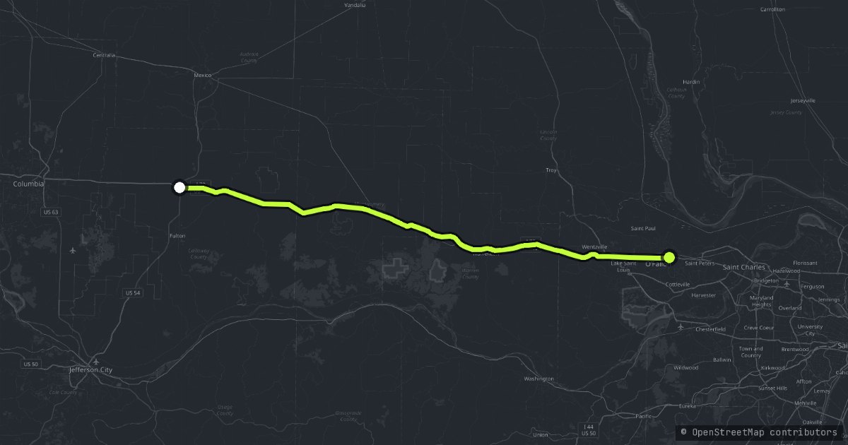 The First Interstate map