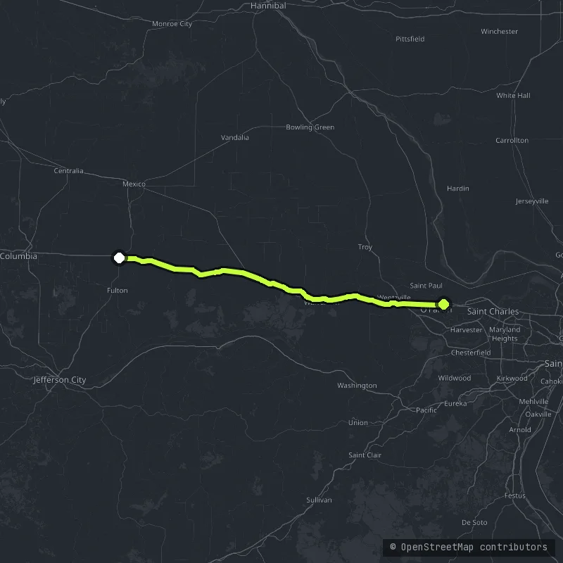 The First Interstate map