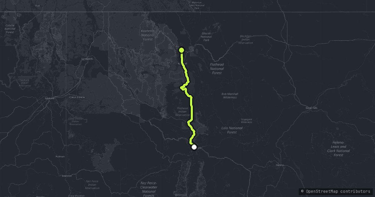 The Flathead map