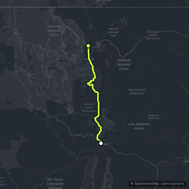 The Flathead map