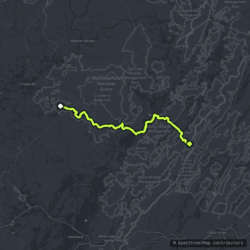 The Goshen Pass map