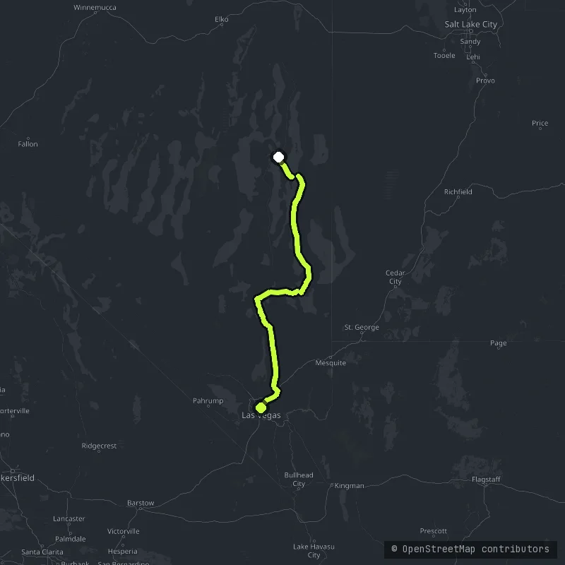 The Great Basin Highway map
