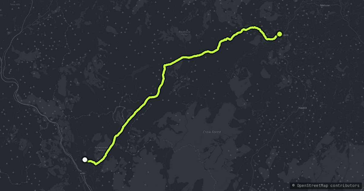 The Grey Mare's Tail map