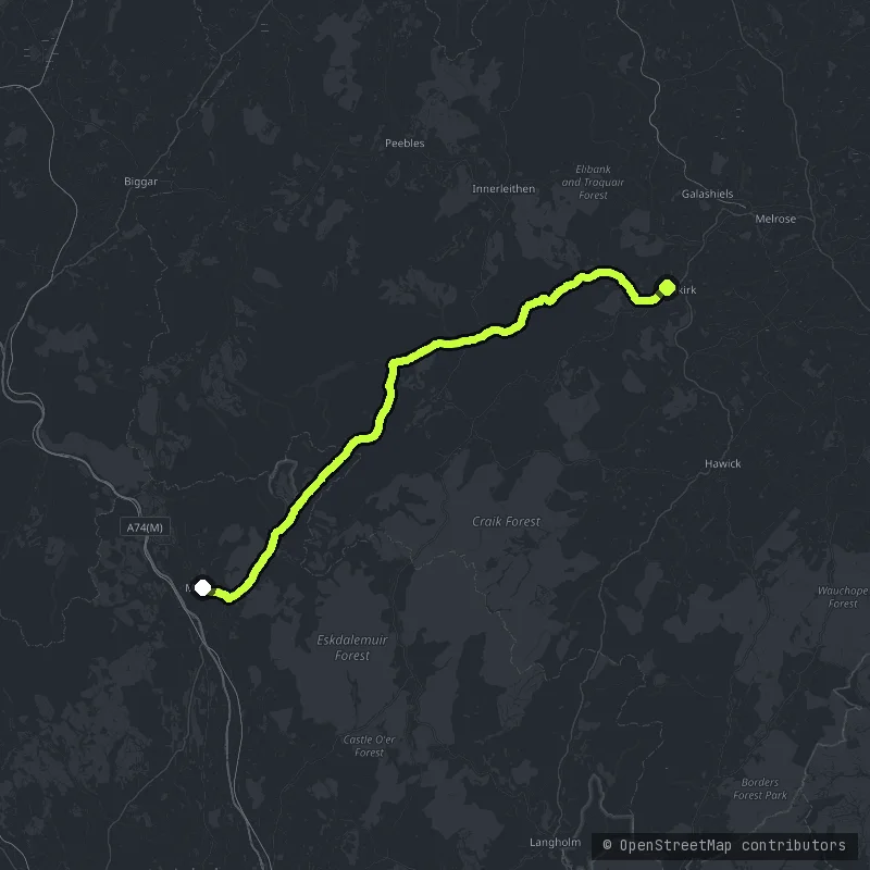 The Grey Mare's Tail map