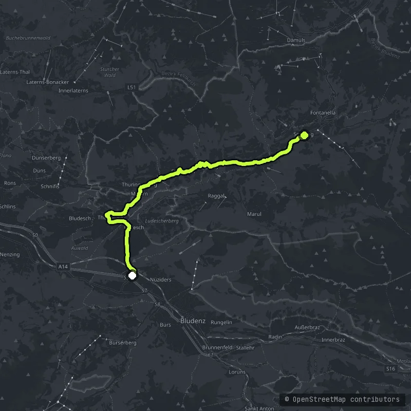 The Groes Walsertal map