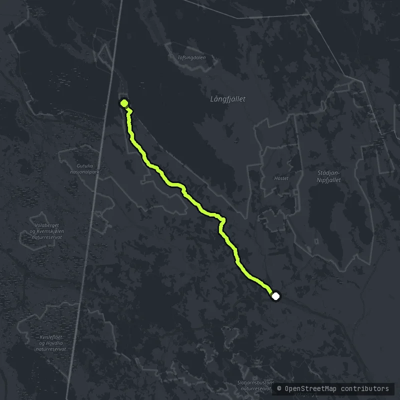 The Grövelsjön Road map