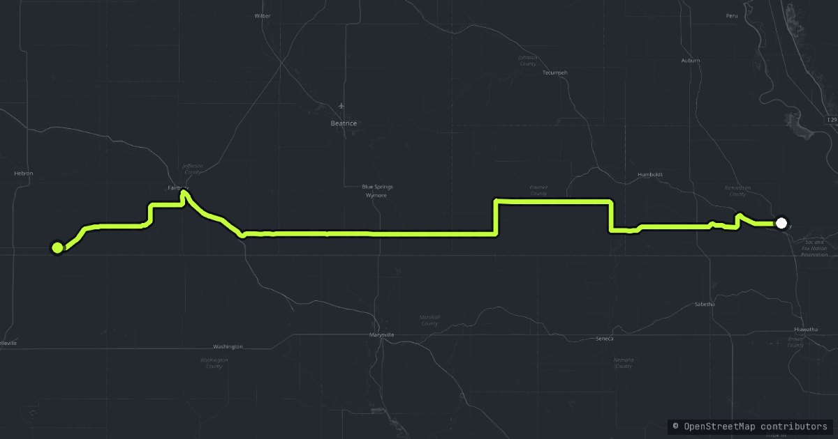 The Heritage Highway map