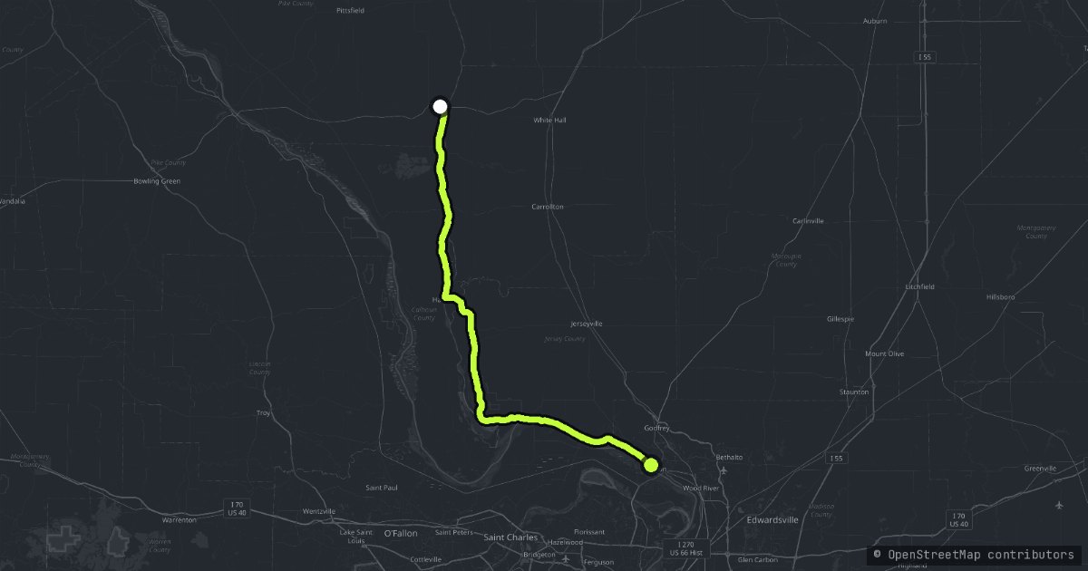 The Hermann Wine Road map