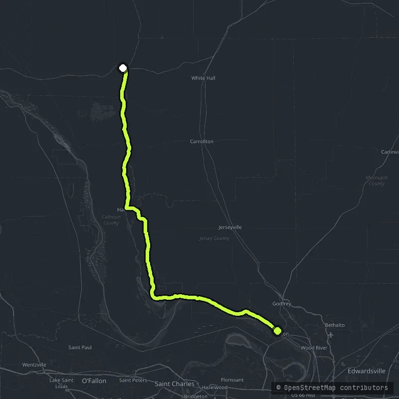 The Hermann Wine Road map