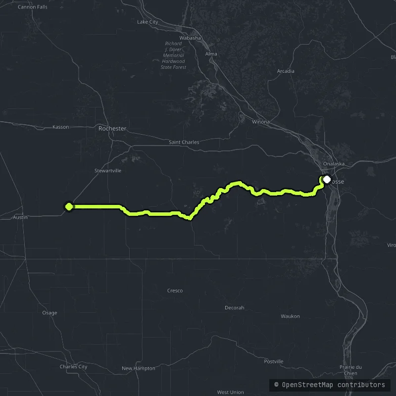 The Historic Bluff Country map