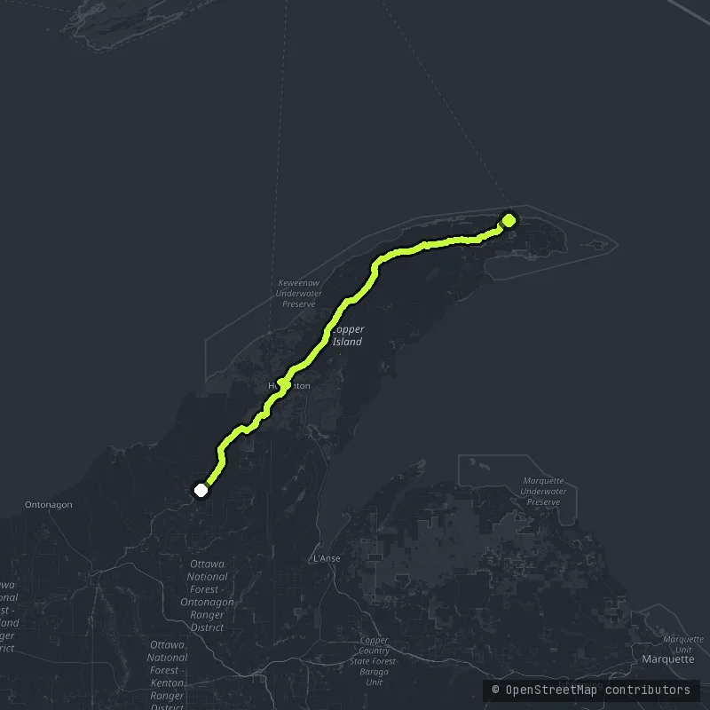 The Keweenaw map