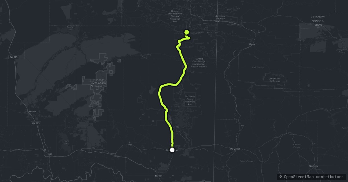 The Kiamichi map