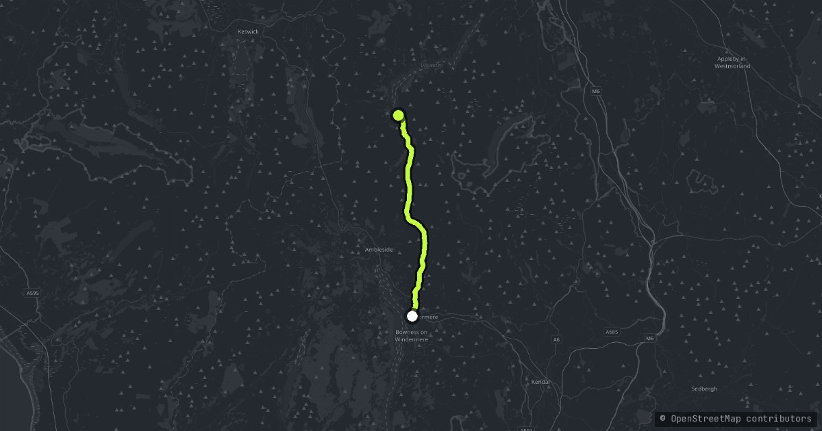 The Kirkstone Pass map