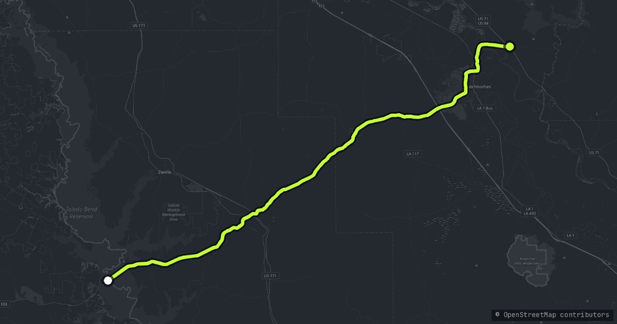 The Kisatchie map