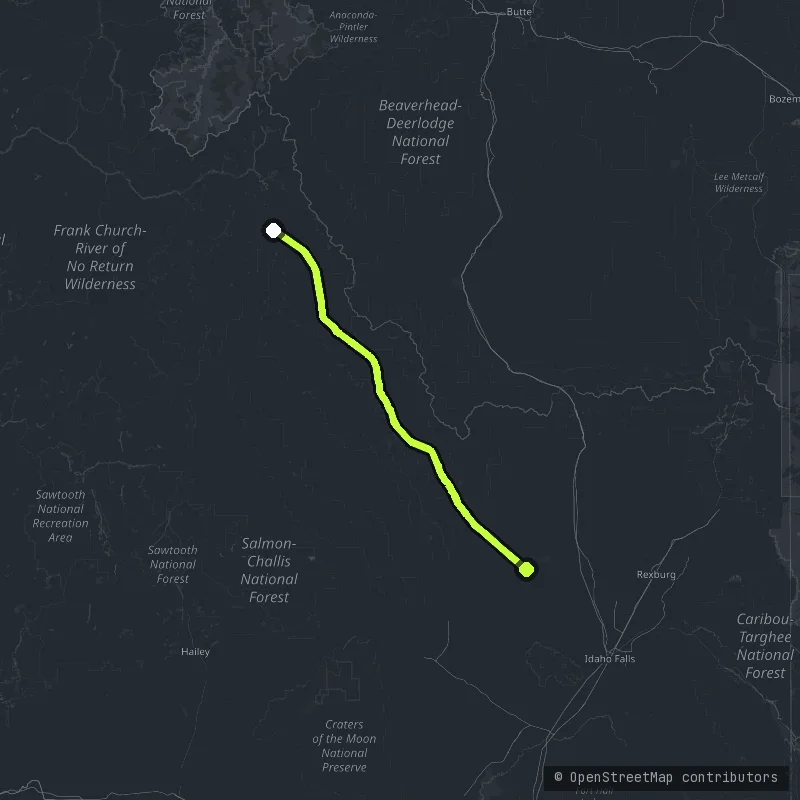 The Lemhi Valley map