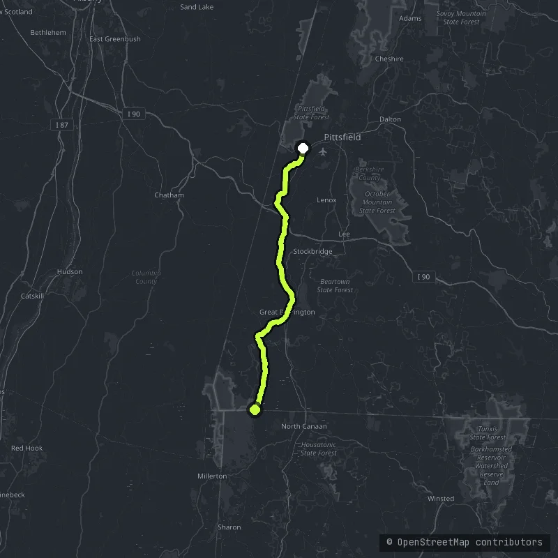 The Litchfield Hills map