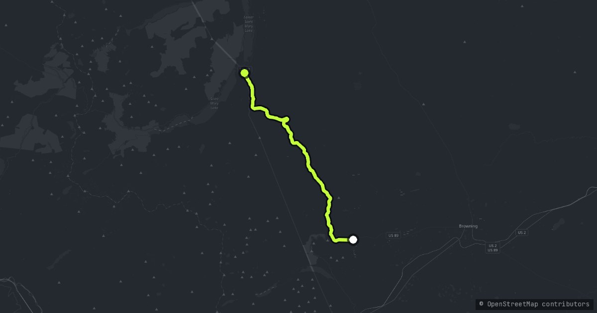 The Looking Glass Hill map