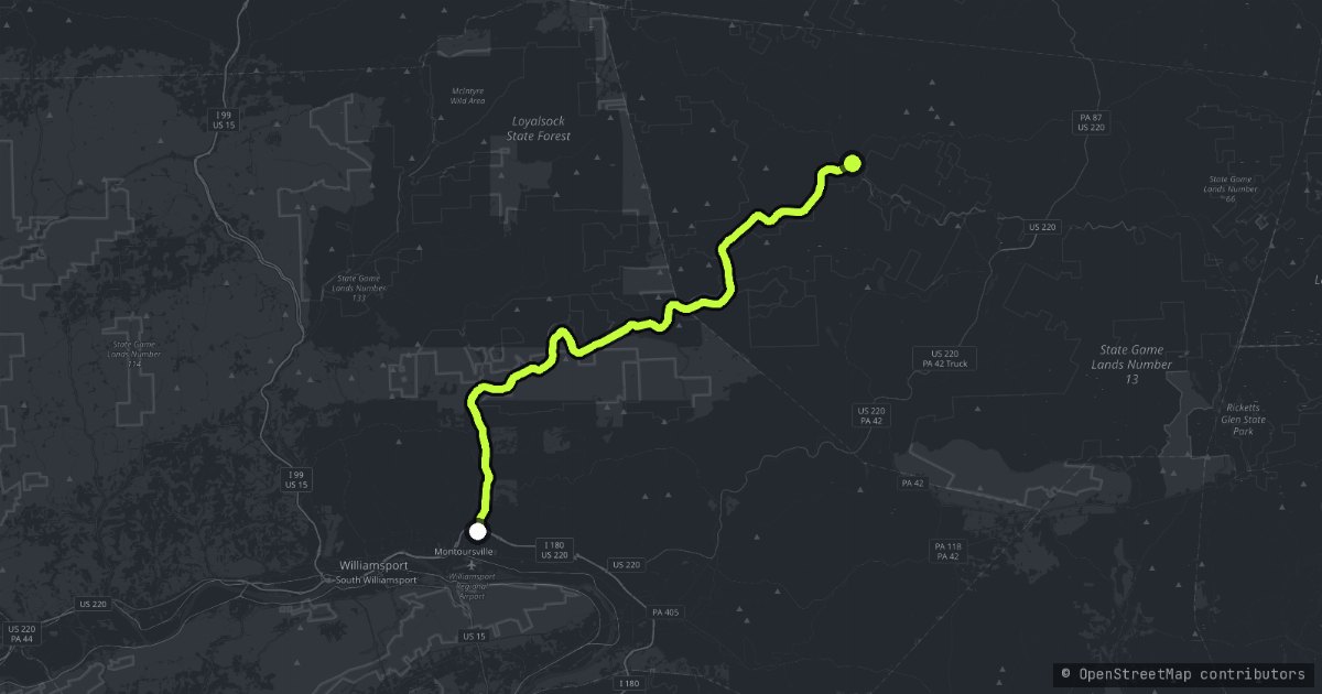 The Loyalsock map