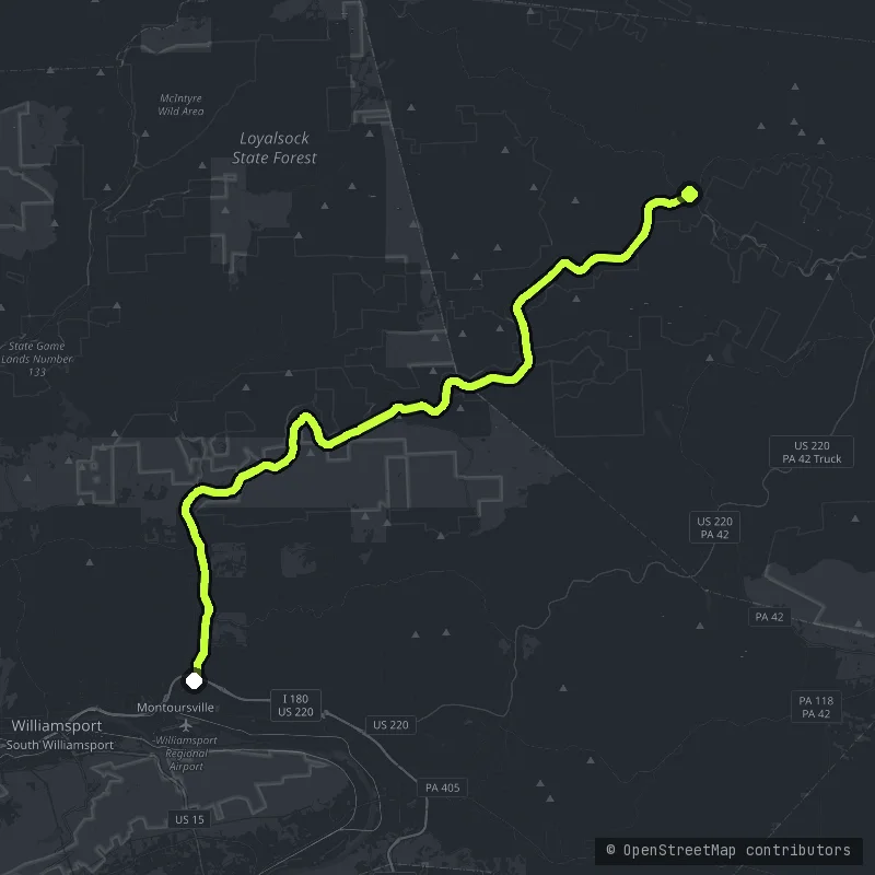 The Loyalsock map