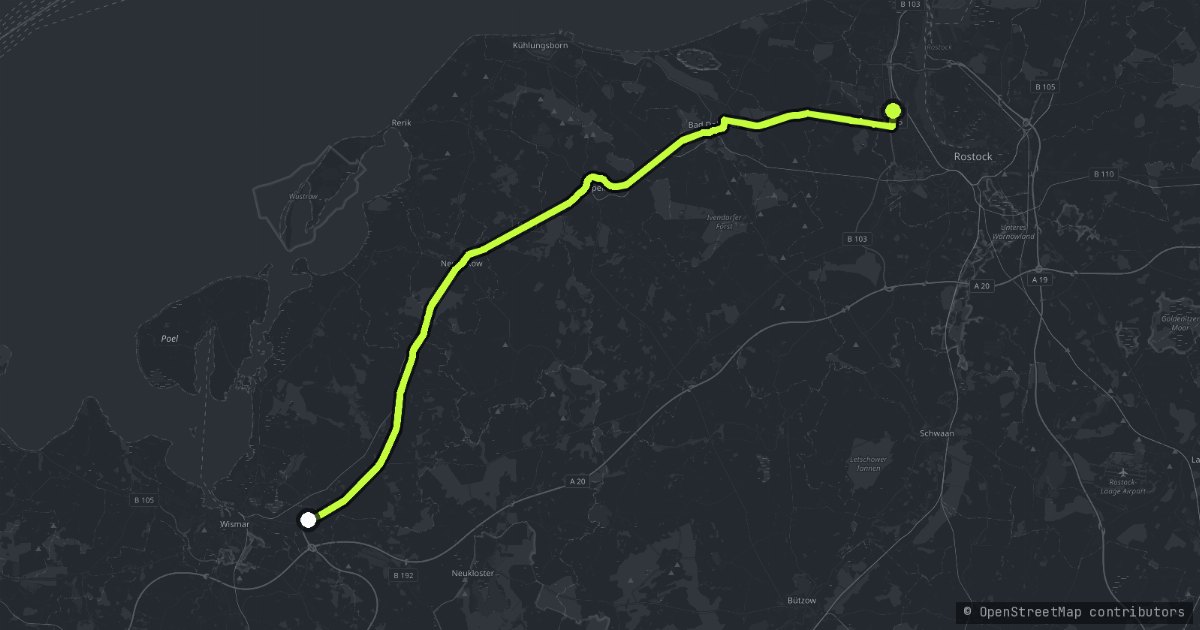 The Mecklenburg Coast Avenues map
