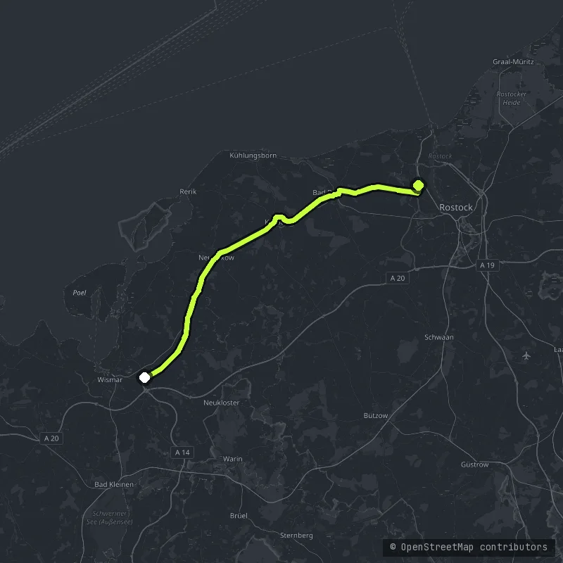 The Mecklenburg Coast Avenues map