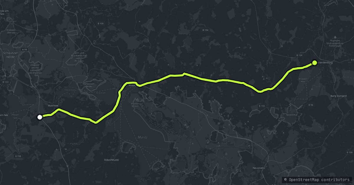 The Mecklenburg Lakes map