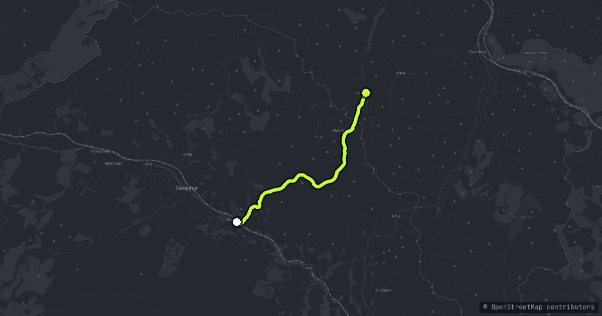 The Mennock Pass map