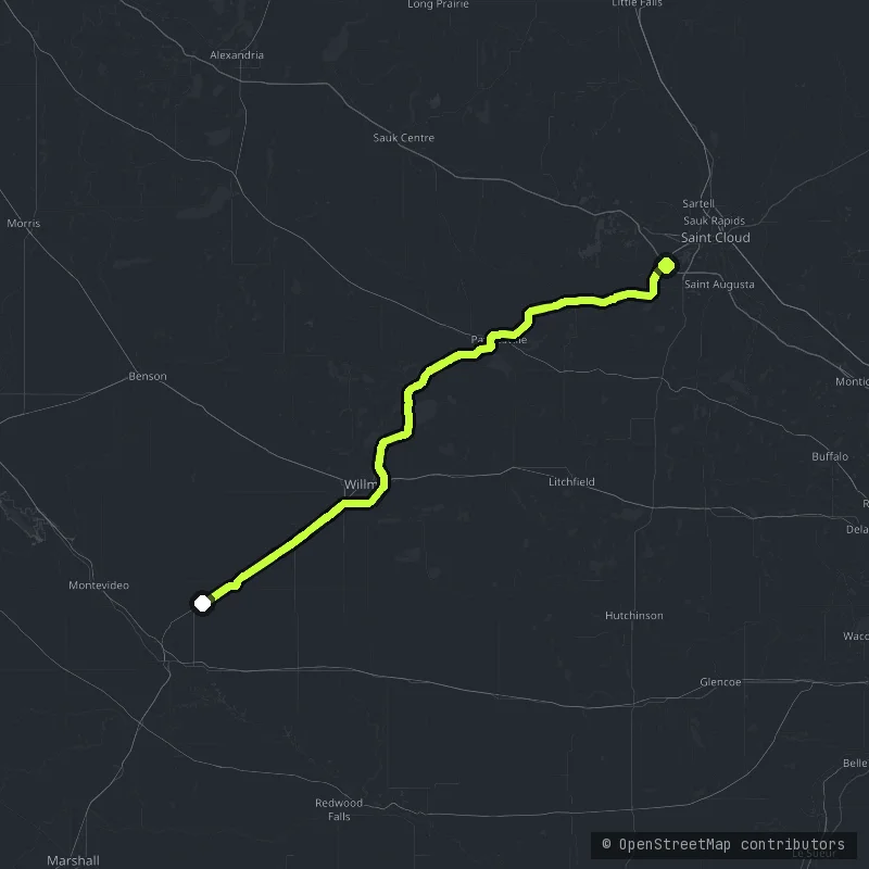 The Minnesota River Valley map
