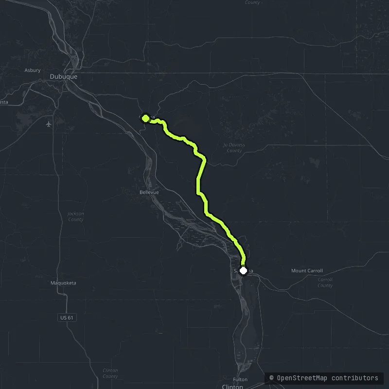 The Mississippi Palisades map
