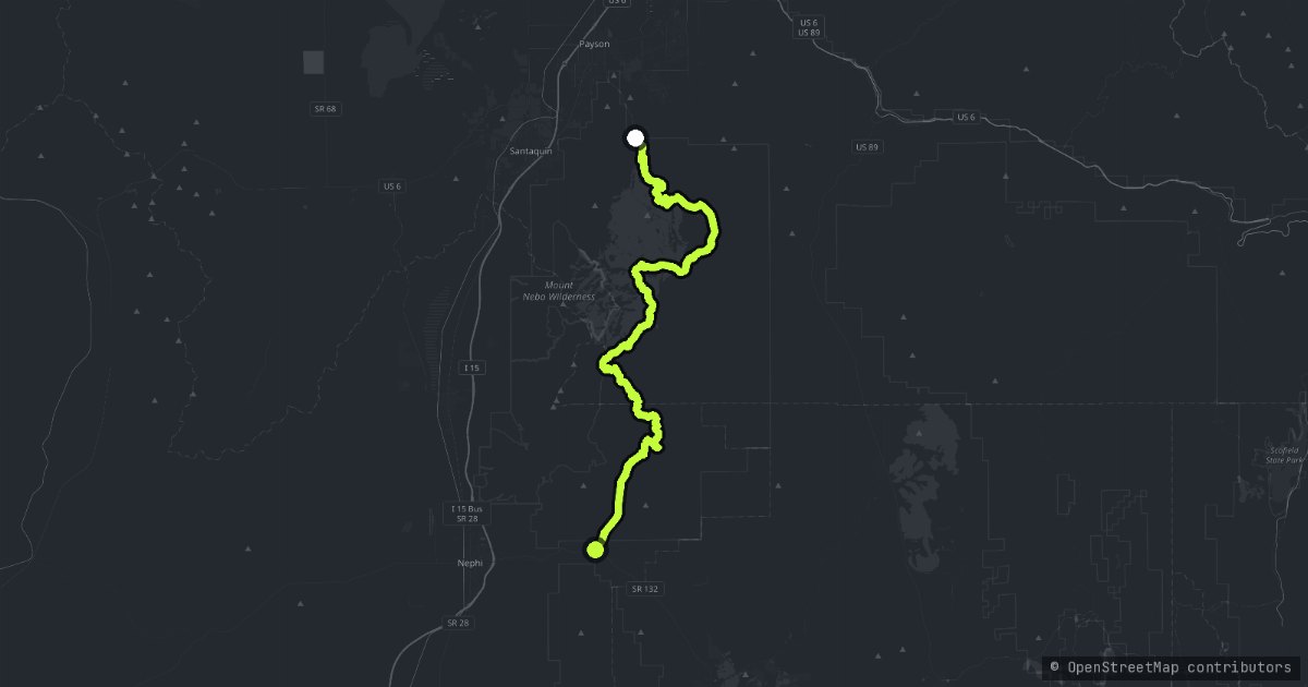 The Nebo Loop map