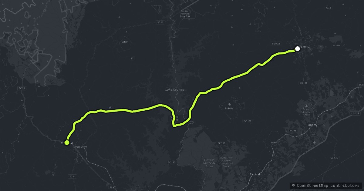 The Nine Times map