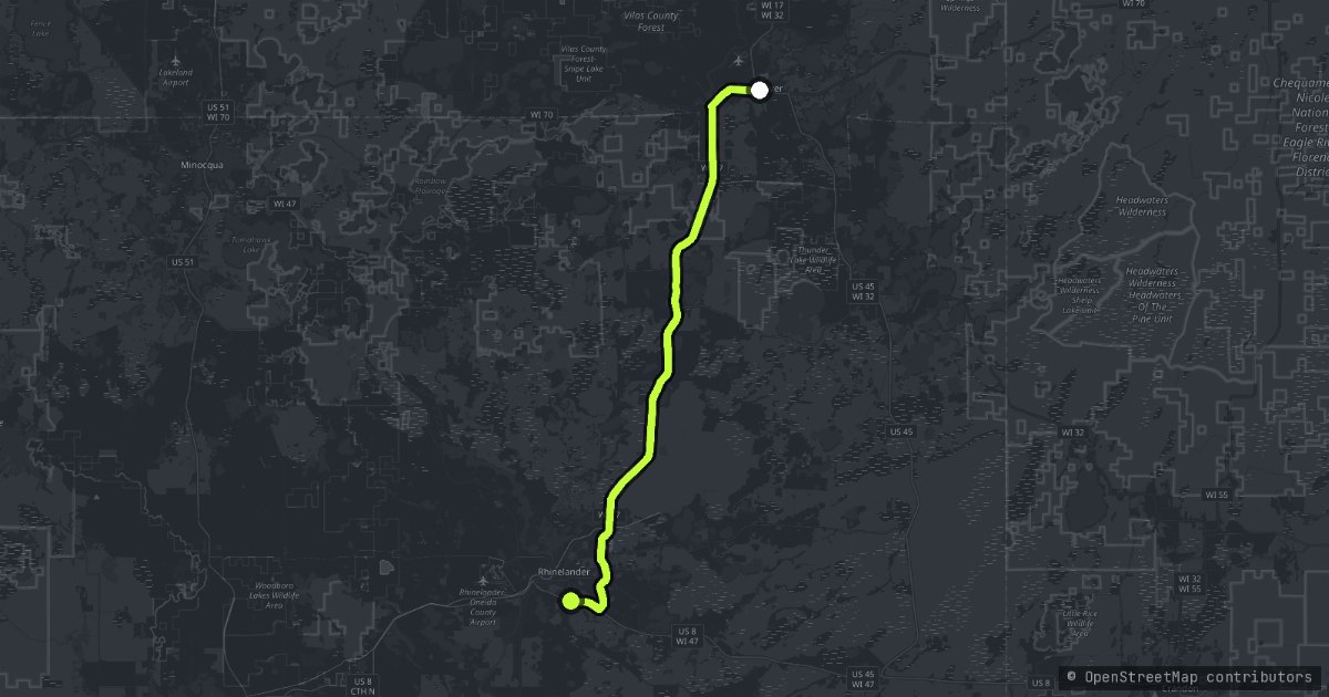The Northwoods map