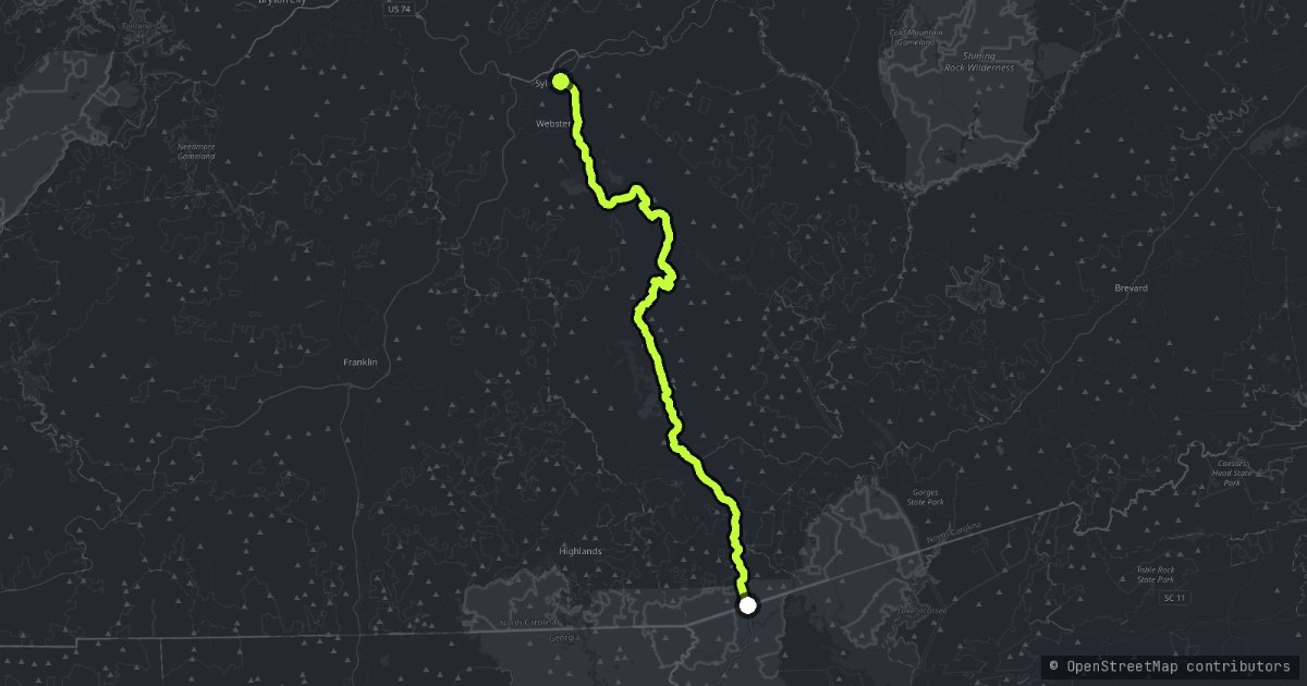 The Oconee map
