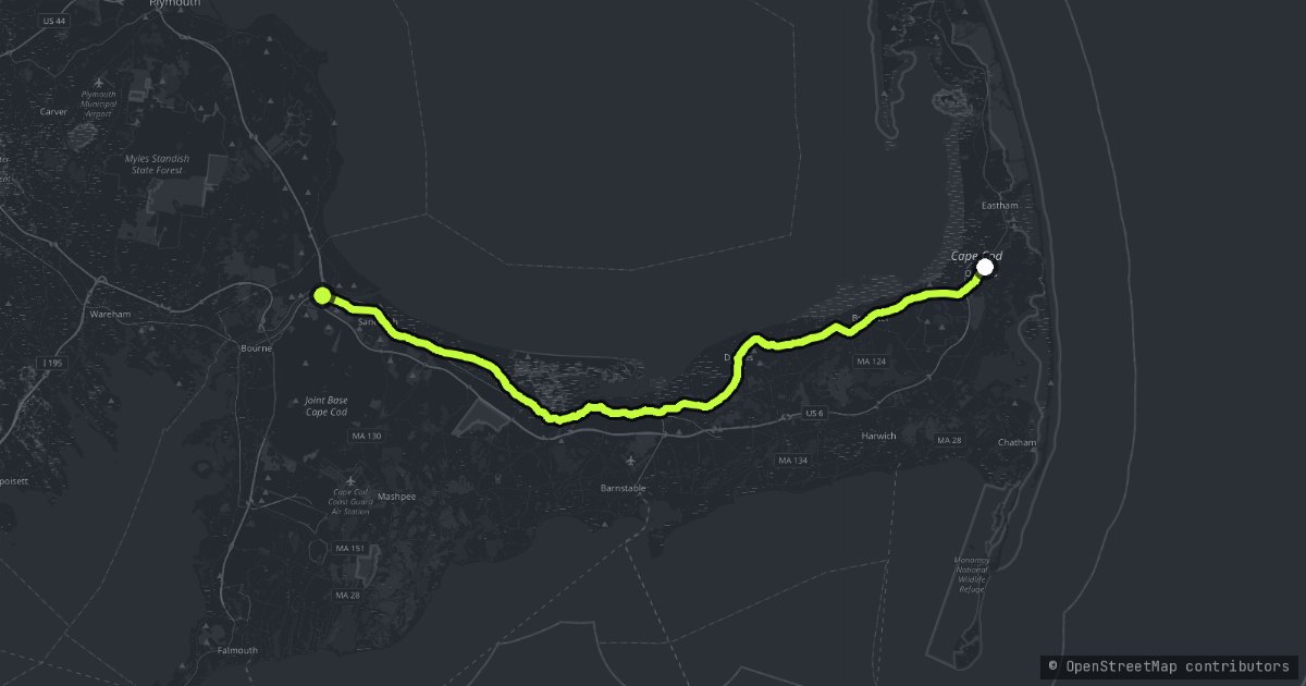 The Old King's Highway map