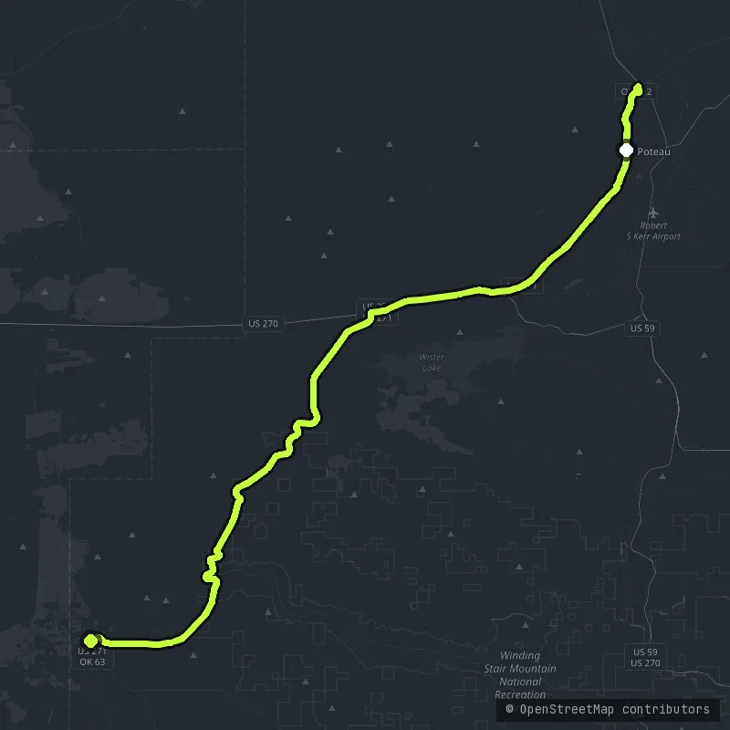 The Ouachita Front map