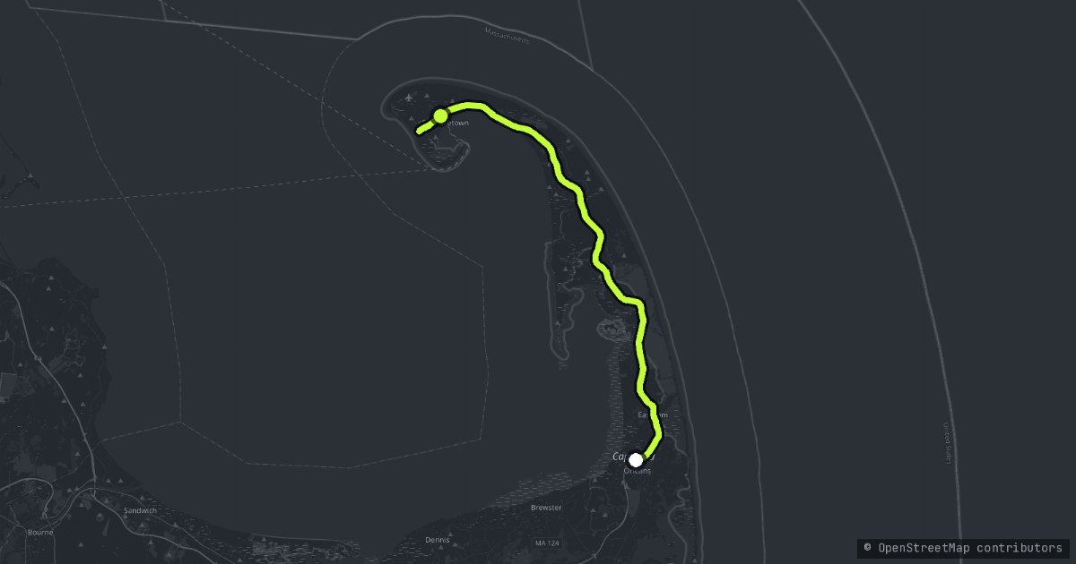 The Outer Cape map