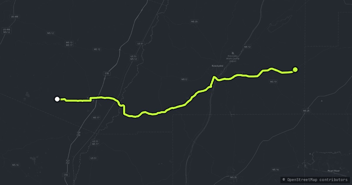 The Ozark Folk Center map