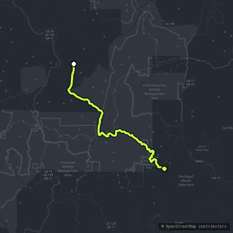 The Richard Russell Scenic Highway map