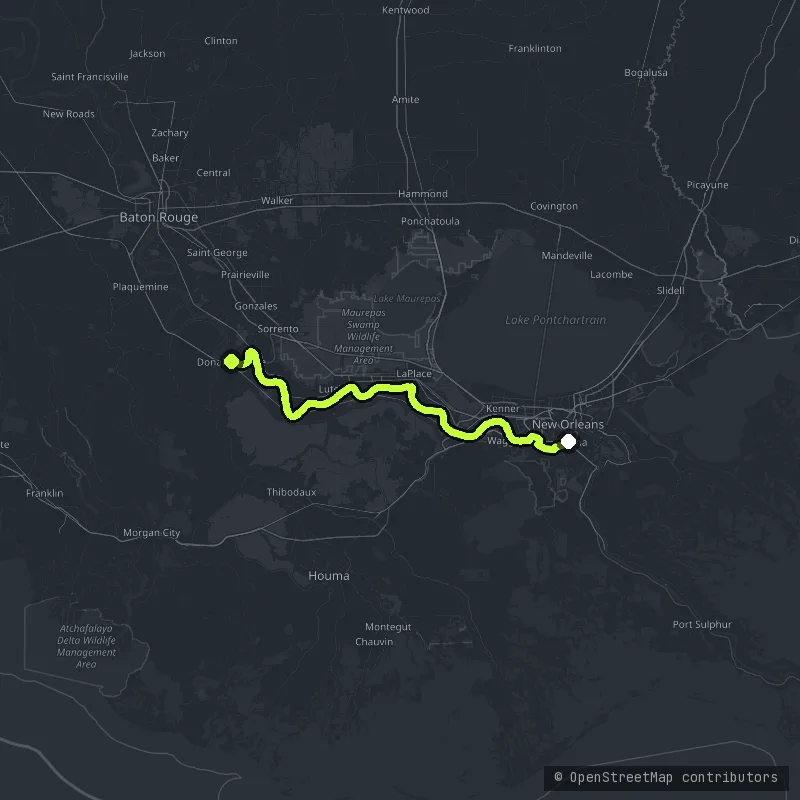 The River Road map