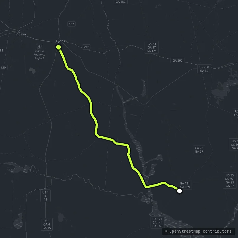 The Rocky Bottom map