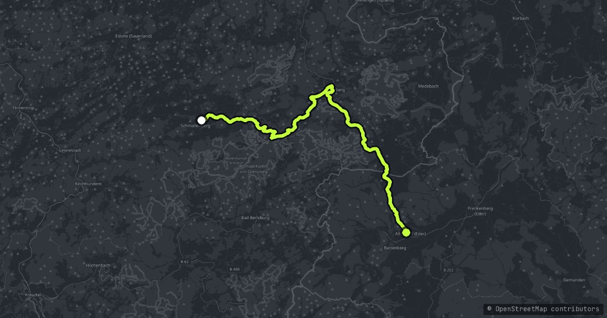 The Sauerland and the Kahler Asten map