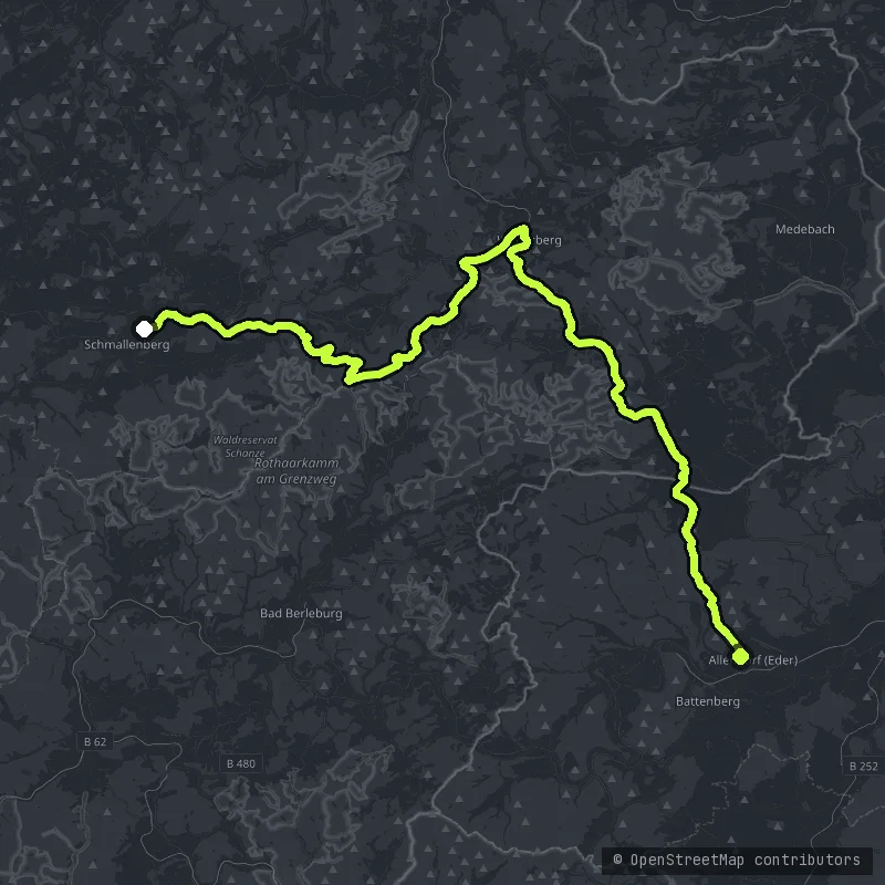 The Sauerland and the Kahler Asten map