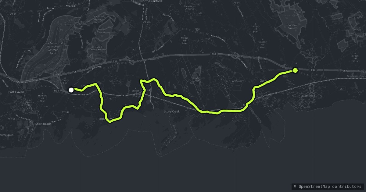 The Shoreline map