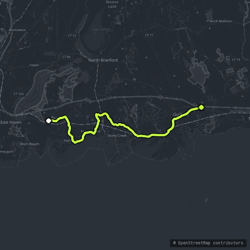 The Shoreline map