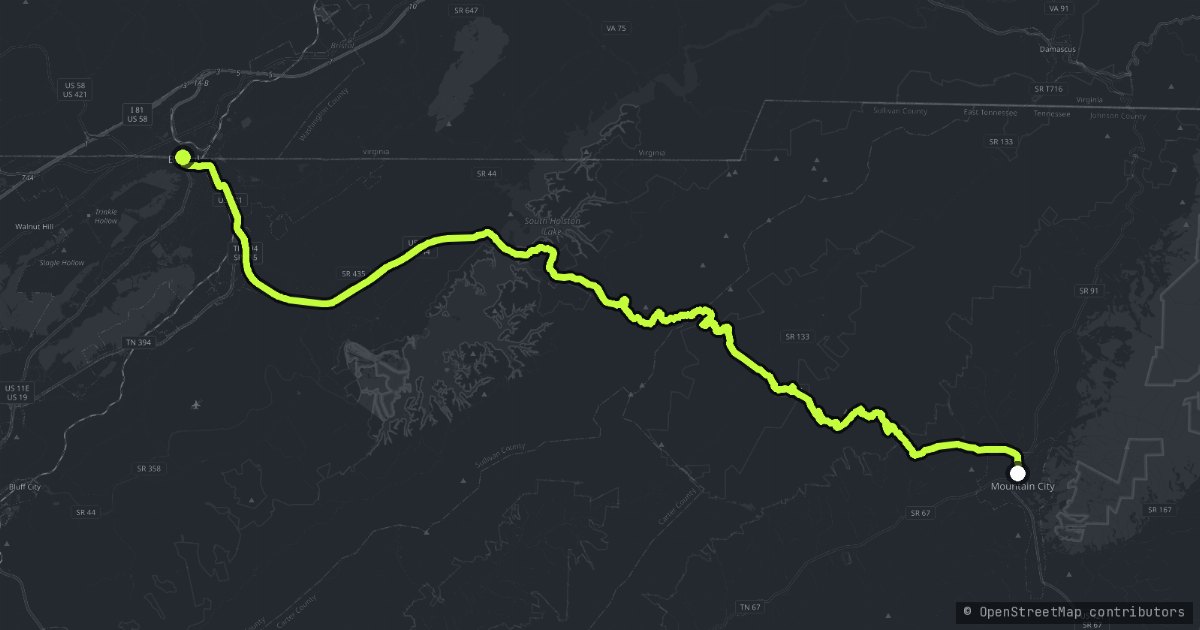 The Snake map