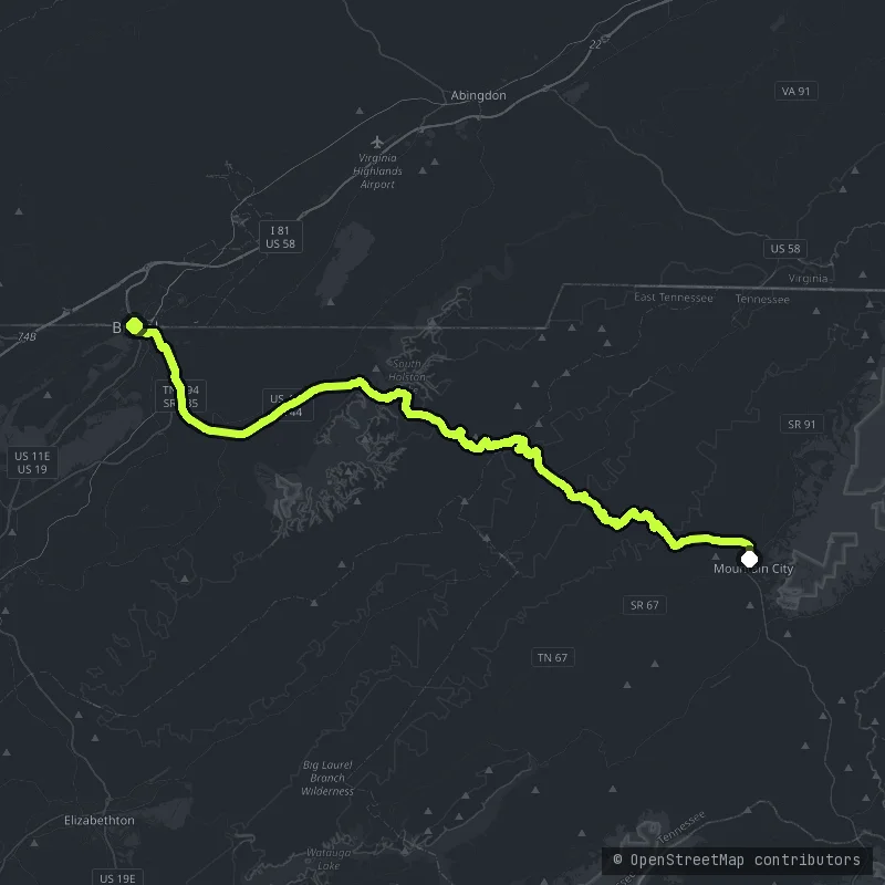 The Snake map
