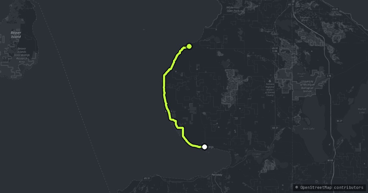 The Tunnel of Trees map