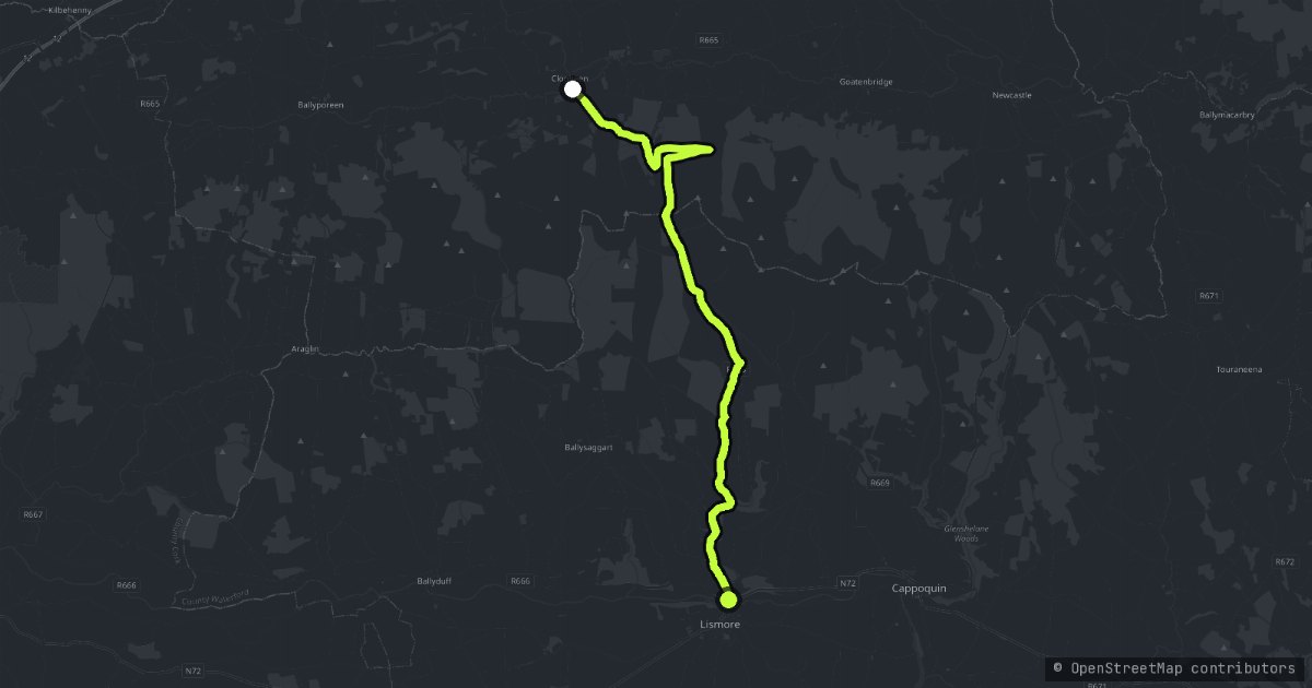 The Vee Gap map