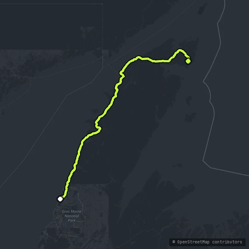 The Viking Trail map