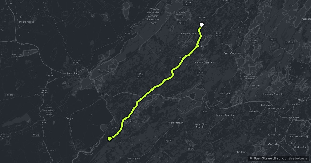 The Warren Ridge map